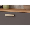 Ver imagem 6 de Cozinha Modulada Mgm Bella 3 Peças (1aéreo+1balcão+1painel Ripado) 80cm Freijo-mgm