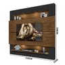 Painel para TV 75 Polegadas Preto para Sala Malbec Milão Luapa - 4