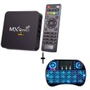Ver imagem 1 de Android TV Box 8Gb Ram 128Gb Rom Mxq Pro 4K Smart TV Wifi: 2.4G/5G + Mini Teclado Mouse Wireless