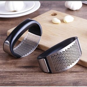 Espremedor Amassador Triturador De Alho Inox Manual Cozinha