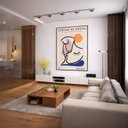 Ver imagem 3 de Quadro Canvas Cubismo de Cristal 90x60cm Mold Branca