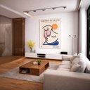 Ver imagem 4 de Quadro Canvas Cubismo de Cristal 90x60cm Mold Branca
