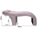 Ver mais imagens de Kit Maca Estética Charme para Cílios + Mocho + Escada + Capa Veludo Cor:veludo Rosê Envelhecido