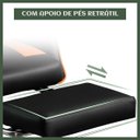 Ver imagem 4 de Cadeira Escritório Gamer Nitro Laranja Ergonômica Couro Sintético Reclinável Altura Ajuste Luvinco