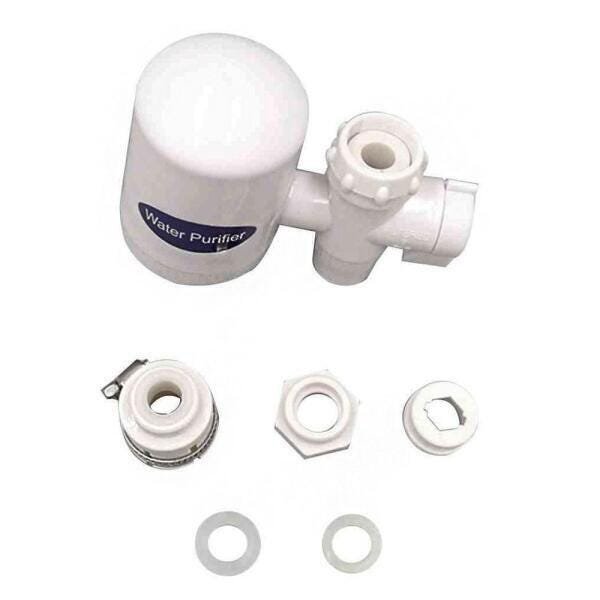 Purificador de Água Filtro Torneira Pia Cozinha Carvao Ativado Ecologico Adaptador Universal - 14