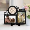 Porta Retrato Pet com Registro da Pata Presente Memorial Love. Preto - 1