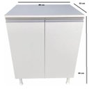 Ver imagem 3 de Balcão Multiuso com Tampo 100% MDF com 2 Portas