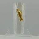 Ver imagem 6 de Vaso Decorativo de Cerâmica Branco 20x10x10cm Enfeite Sala Mesa Estante Aparador