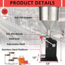 Ver imagem 3 de Takywep Máquina de Envase Manual 100ml para Líquidos e Pastas Inox