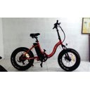 Ver imagem 2 de Bicicleta Elétrica Dobrável Aro 20 Fat Bike Rimini - Vermelho