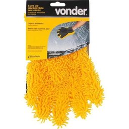 Luva Microfibra Dedos Lavagem Automotiva Carro Moto Vonder - 3