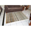 Ver imagem 2 de Tapete Marbella Moderno Rayza Colorido Estampado 0,60x1,20 - Estampa Kilim Vitral