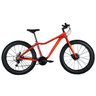 Bicicleta Fat Bike Pneu Largo Aro 26 Alumínio 21V Freio a Disco Laranja - 1