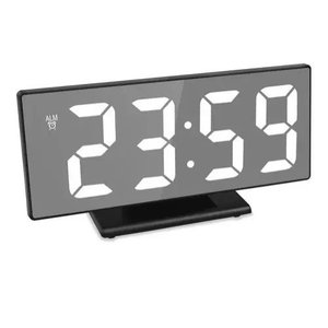 Relógio de Mesa Led Digital Alarme Despertador Espelho Cama