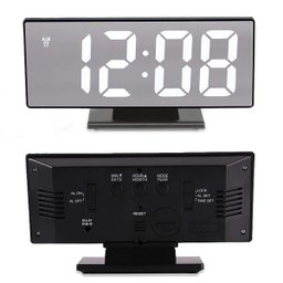 Relógio de Mesa Led Digital Alarme Despertador Espelho Cama - 2