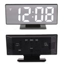 Ver imagem 2 de Relógio de Mesa Led Digital Alarme Despertador Espelho Cama