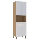 Ver imagem 1 de Torre Quente Modulado 70cm 1 Nicho 1 Gaveta 4 Portas Slim Luciane