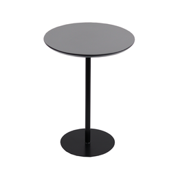 Mesa Lateral Tampo 30cm (41 cm altura) Preto Acetinado - 1