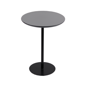 Mesa Lateral Tampo 30cm (41 cm altura) Preto Acetinado