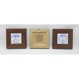 Via Sacra Azul 5cmx 5cm com moldura Alfanio Azulejaria - 7