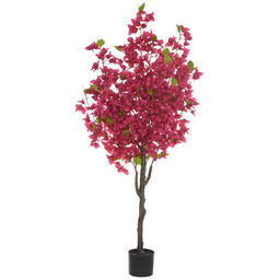 Planta Artificial Bougainvillea Pu C/pote X622 Fucsia 1,50cm - 1