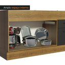 Ver mais imagens de Balcão de Pia Cozinha 150 cm 2 Portas e 2 Gavetas (Sem Tampo e Pia) Rustic/Preto Agata Madesa