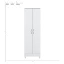 Ver imagem 3 de Guarda Roupa Casal Riva Branco Amêndola Touch Flex com Espelho e Pés e Sapateira Multiuso Golden Bra