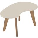 Ver mais imagens de Mesa de Centro para Sala de Estar Orgânica 91cm Pés Retrô Ariela A05 Off White - Lyam Decor