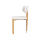 Ver imagem 4 de Cadeira de Jantar Lais Varm Estofada Base Madeira Waw Design