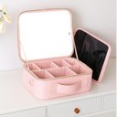 Ver imagem 2 de Maleta de Maquiagem com Espelho Led Recarregável para Maquiador Viagem Profissional