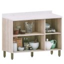 Ver imagem 3 de Balcão 120 Cm para Cozinha Modulada 3 Portas Atenas Cinza Cristal