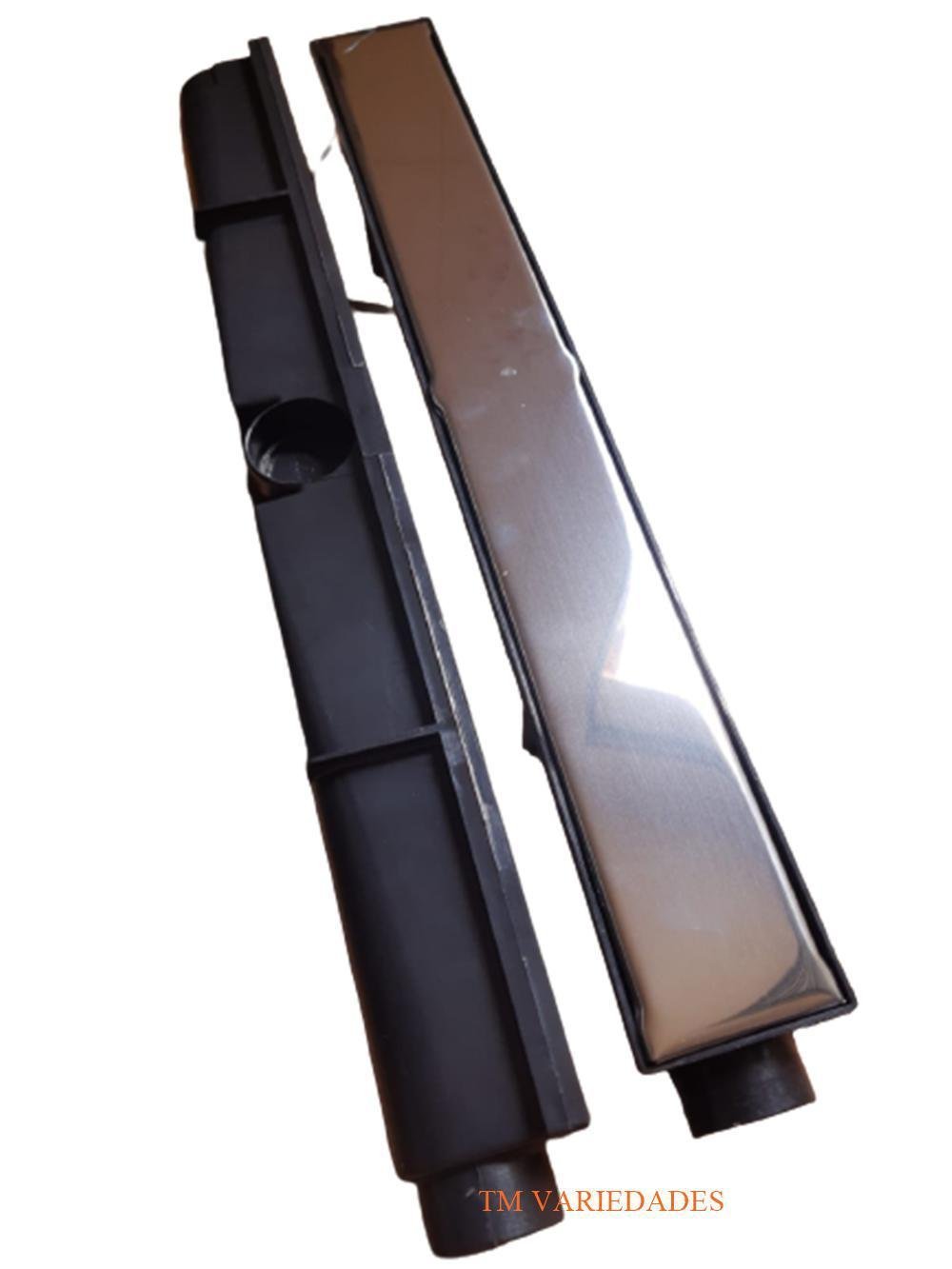 Ralo Linear Seca Box 6X50 Inox Oculto Invisível Sifonado - 1