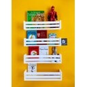 Ver imagem 1 de Estante Porta Livro Infantil Nicho Organizador De Brinquedos Mdf 4un55cm