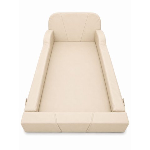 Cama Montessoriana Infantil Premium Segurança e Conforto:Bege