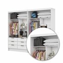 Ver imagem 6 de Closet Casal Duplo Sevilha 4 Portas com Espelho 12 Gavetas Carioca Móveis