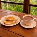 Ver imagem 1 de Jogo de Café Lanche Unni Merengue Cerâmica 8 Pessoas 16 Peças 200ml Bege Outras Marcas