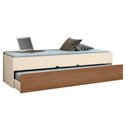 Ver mais imagens de Quarto Infantil Modulado 2 Portas com Bicama Chiara Off White/carvalho - Phoenix