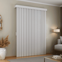 Ver imagem 1 de Persiana Vertical Tecido com Bando Largura 2,20 X 2,30 Altura - Cores:branca/lateral