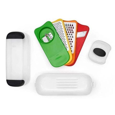 Ralador Com Espiralizador 7 Peças Oxo