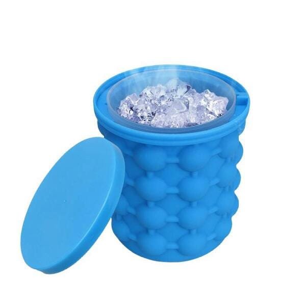 Ice Cube Maker Silicone Copo Gelo Maquina de Gelo Manual