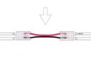Ver imagem 3 de Kit 20 Conector Emenda Fita Led 10mm Rabicho Duplo 12v 24v 110v 220v