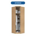 Ver imagem 4 de Módulo de Canto Oblíquo 1 Porta 3 Prateleiras Elegance