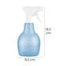 Kit 2 Borrifador de Água Pulverizador Manual 350 ml Azul Sanremo - 2