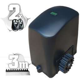 kit Motor Portao deslizante Rcg Slim PL 300kg 1/5 2 cont 3m - 220v - 3