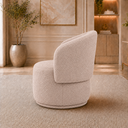 Ver imagem 2 de Poltrona Decorativa Beatriz Giratória Boucle Sala Estar Recepção Quarto