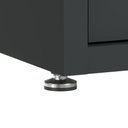 Ver imagem 4 de Balcão Buffet para Escritório 4 Portas Hera - Via Nossa - Preto Texturizado