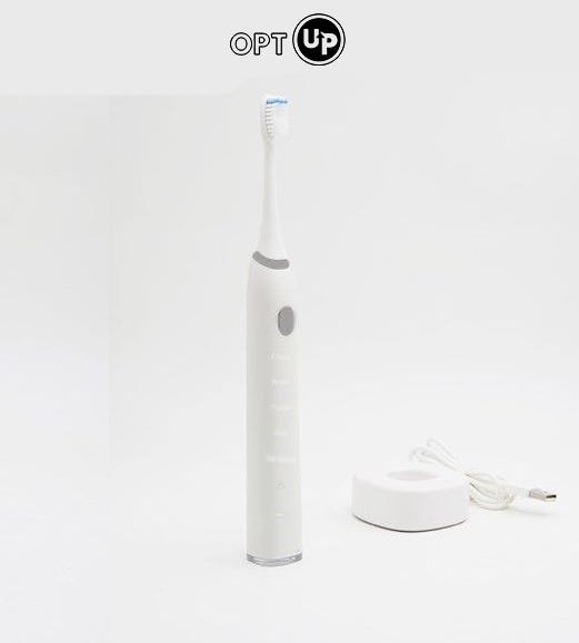 Escova Dental Elétrica Recarregável Essencial 5 Modos De Limpeza Branca OPTUP - 3