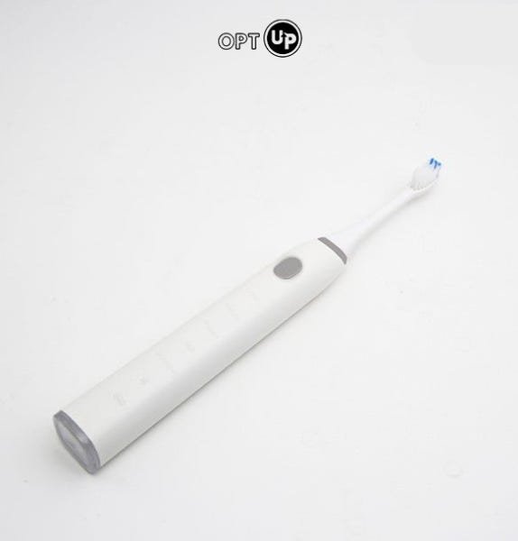 Escova Dental Elétrica Recarregável Essencial 5 Modos De Limpeza Branca OPTUP - 2