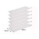 Ver imagem 2 de Jogo 6 Prateleias MDF Kit 50x15 Cms