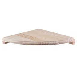 Prateleira Canto Tramontina Em Madeira Pinus 300X300X18 Mm - 1